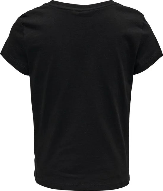 ONLY  KOGELIN FIT S/S KNOT TOP JRS Meisjes Top  - Maat 158/164