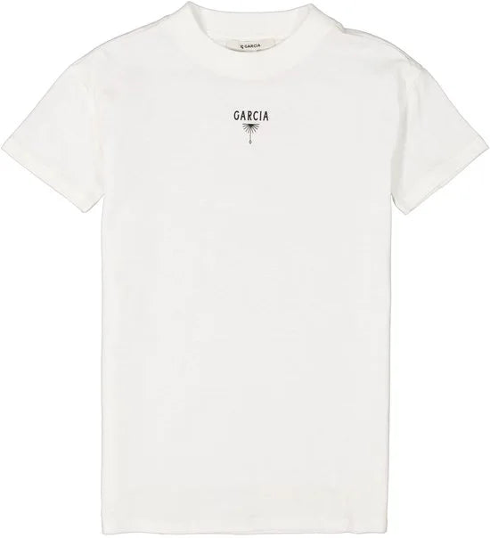 GARCIA Meisjes T-shirt Wit - Maat 140/146