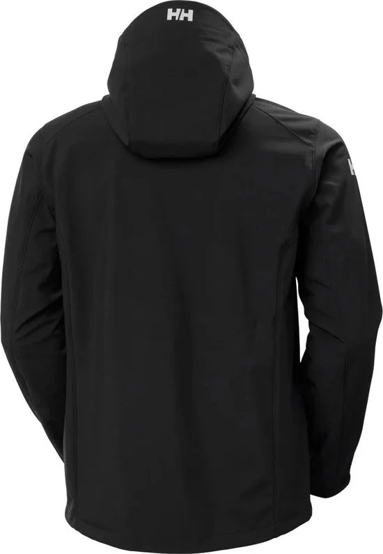 Helly Hansen Paramount Hooded Softshell Jack - Heren - Zwart - Maat XXL