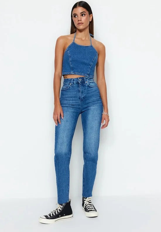 Trendyol Vrouwen Normale taille Dun Jeans