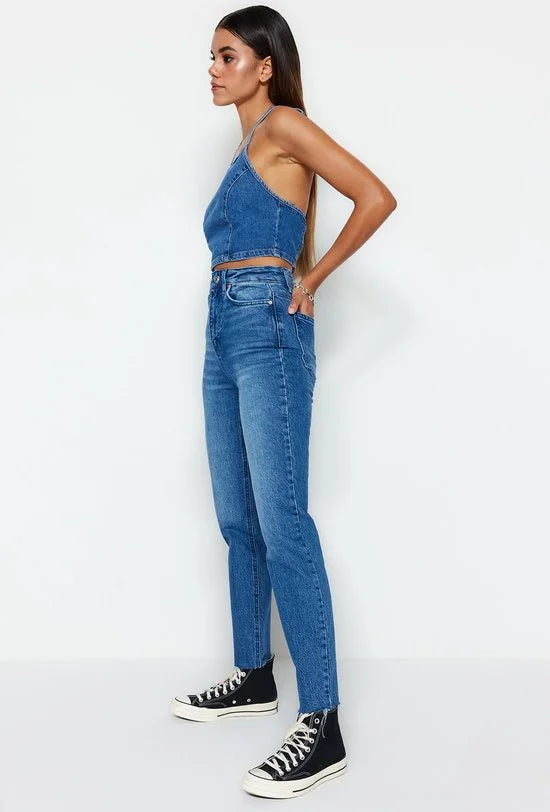 Trendyol Vrouwen Normale taille Dun Jeans