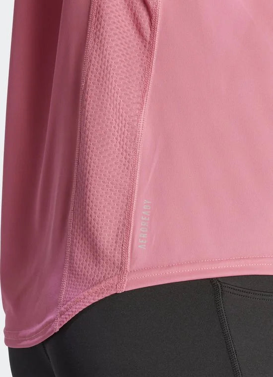 adidas Performance Own the Run T-shirt - Dames - Roze- M