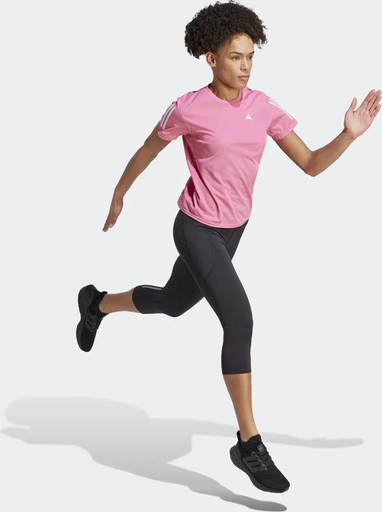 adidas Performance Own the Run T-shirt - Dames - Roze- M