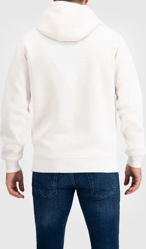 Purewhite - Heren Regular fit Sweaters Hoodie LS - Baby Pink - Maat M