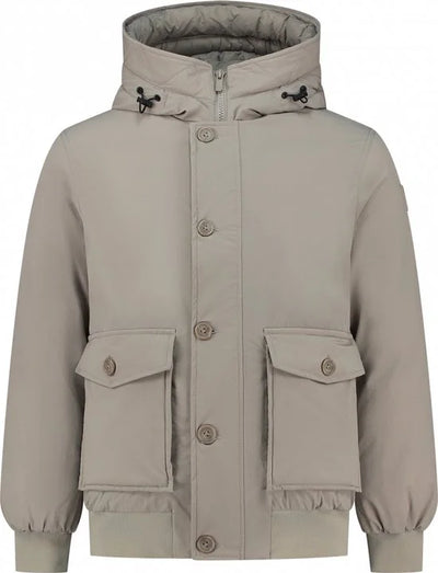 Purewhite - Heren Regular fit Jackets Padded - Taupe - Maat S