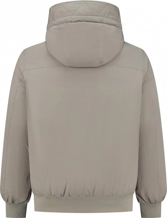 Purewhite - Heren Regular fit Jackets Padded - Taupe - Maat XL