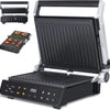 JAP Integrill - Smart contactgrill - Vaatwasserbestendig - 180º Kantelbaar - Met uitneembare platen - Tosti apparaat