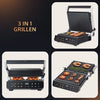 JAP Integrill - Smart contactgrill - Vaatwasserbestendig - 180º Kantelbaar - Met uitneembare platen - Tosti apparaat