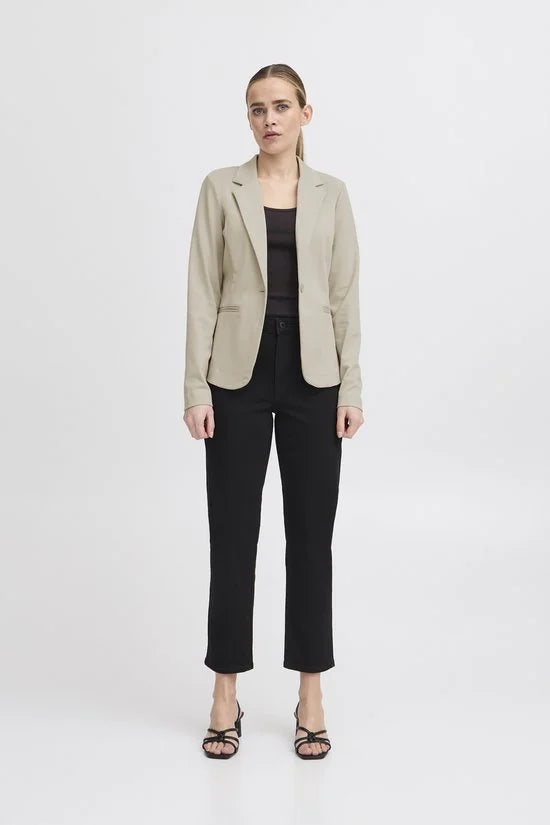 Ichi Blazer Ihkate Bl 20101801 Doeskin 151308 Dames Maat - XL
