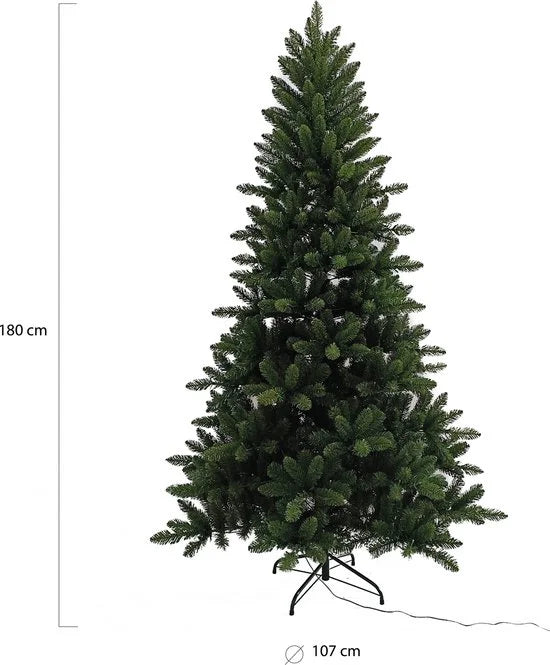 Wintervalley Trees - Kunstkerstboom Danby - 180x107cm - Groen