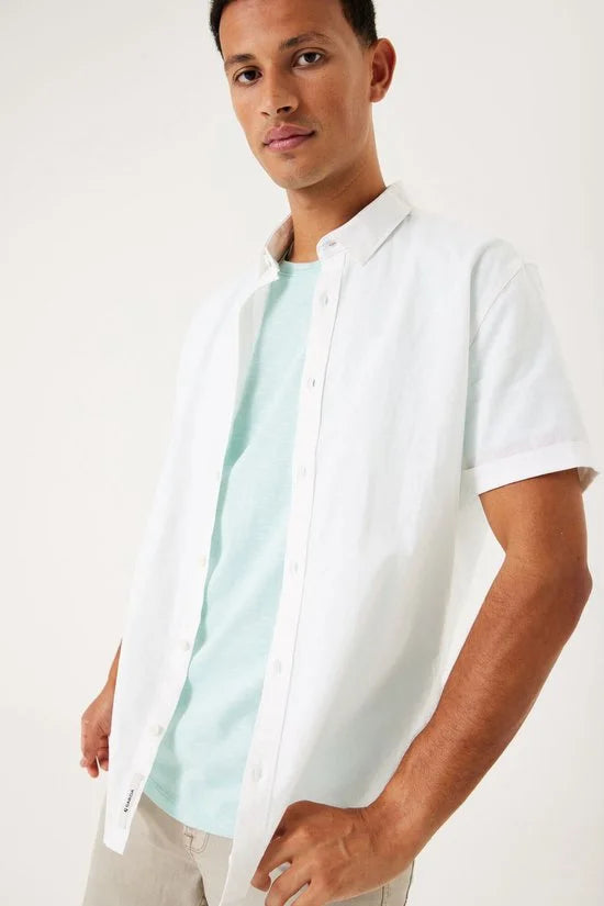 GARCIA Heren Overhemd Wit - Maat S