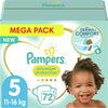 Pampers Premium Protection Maat 5 - 72 Luiers - 2x36 Maandbox