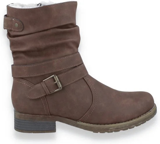 Bridge Footwear Bridge dames enkellaars COGNAC 38