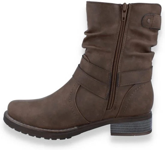 Bridge Footwear Bridge dames enkellaars COGNAC 39