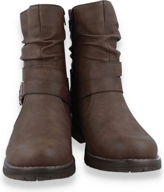 Bridge Footwear Bridge dames enkellaars COGNAC 40