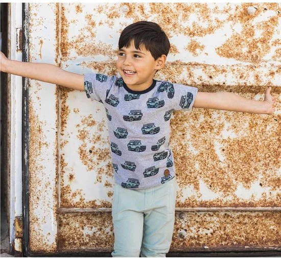 Koko Noko t-shirt jongens - grijs - V42809-37 - maat 128