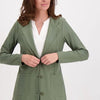 Groene Blazer van Je m'appelle - Dames - Travelstof - Maat 38 - 3 maten beschikbaar