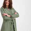 Groene Blazer van Je m'appelle - Dames - Travelstof - Maat 38 - 3 maten beschikbaar