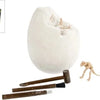DinoWorld fossiel hakken ei 19,5cm met 8 dino's - Dino Ei -