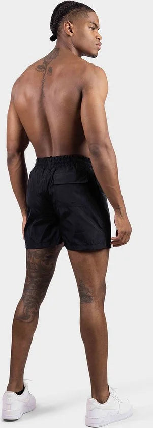 Malelions Atlanta Zwembroek Heren Zwart/Turqouise - Maat: XS