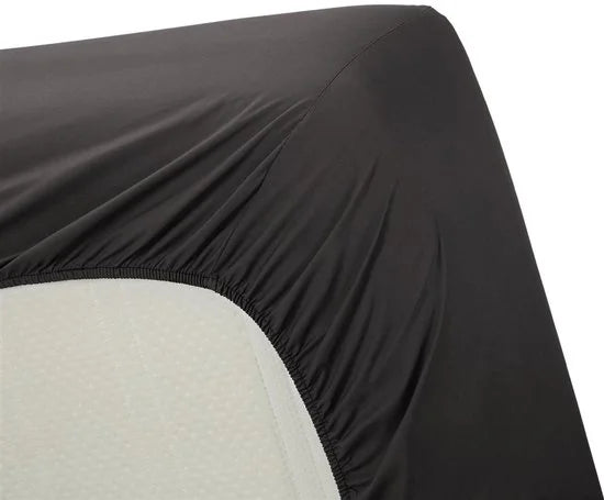 Ambiante Cotton Uni Hoeslaken Anthracite 100% katoen Hoeslaken 140x200