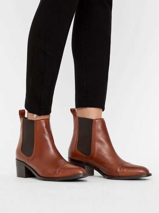 Bianco chelsea boots Cognac-41