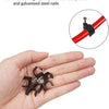 Kabelclip - Spijkerclip - Kabelklem - Kabelhouder - 5 mm - 100 stuks - Zwart - Allteq