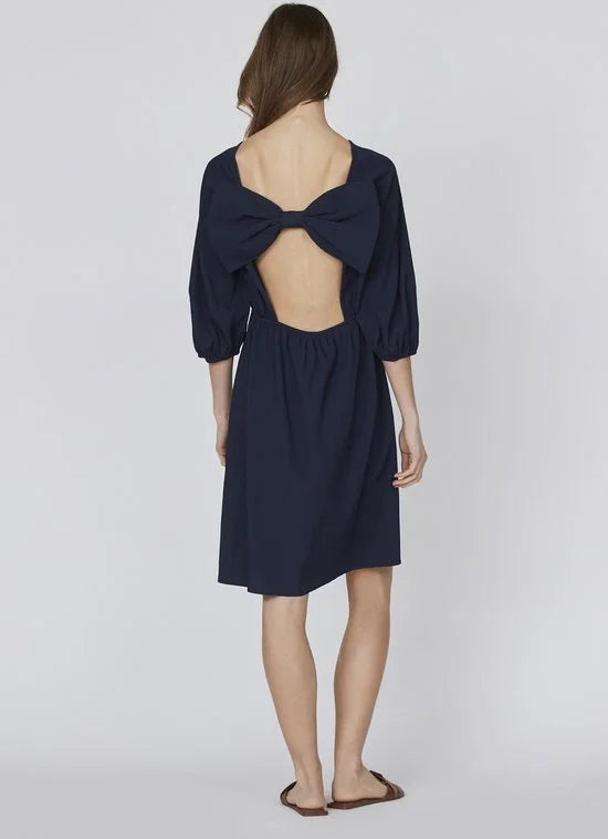 SISTERS POINT Eseba-dr - Dames Jurk - Navy - Maat L