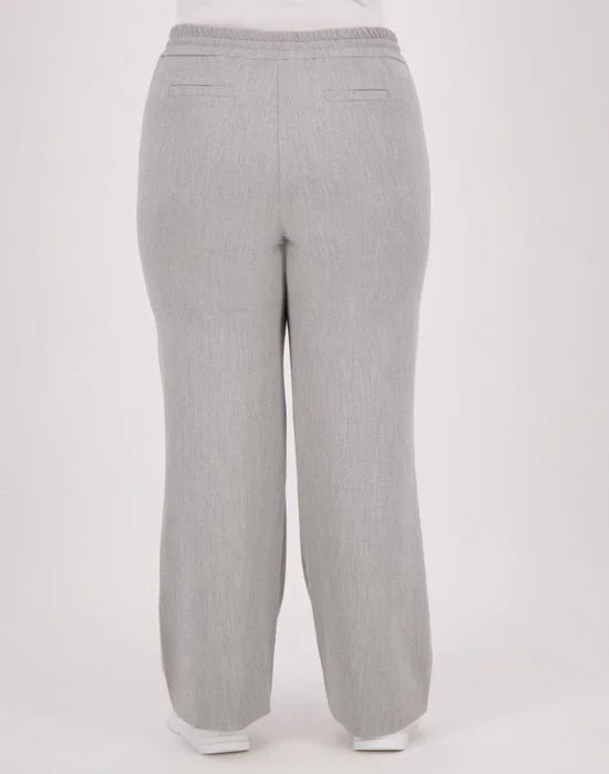 Grijze Broek/Pantalon van Je m'appelle - Dames - Plus Size - 46 - 3 maten beschikbaar