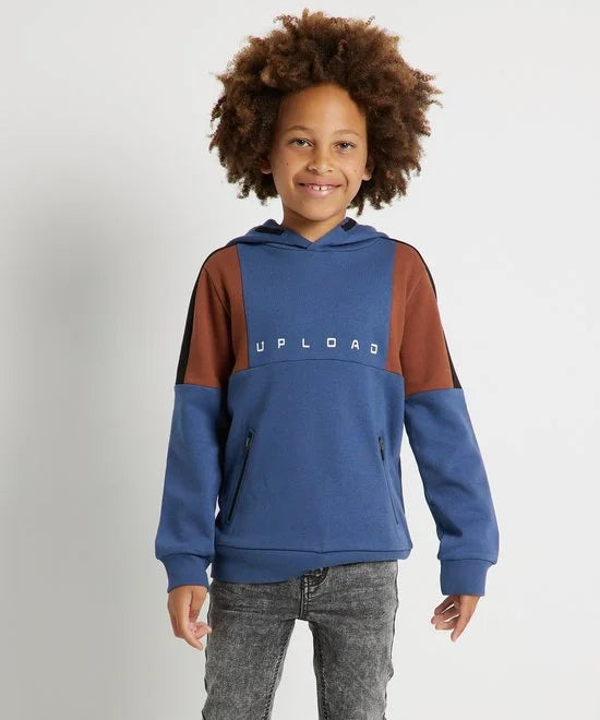 TerStal Jongens / Kinderen Europe Kids Trui Met Ritszak Blauw In Maat 110/116