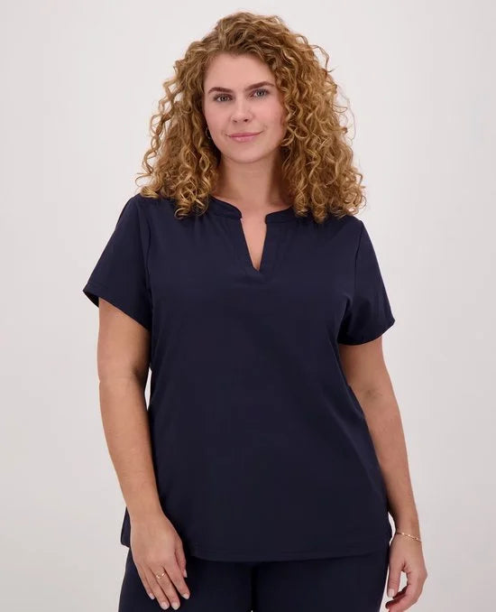 Top van Je m'appelle - Dames - Plus Size - Travelstof - 50 - 3 maten beschikbaar