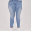 Blauwe Broek van Je m'appelle - Dames - Plus Size - 48 - 2 maten beschikbaar