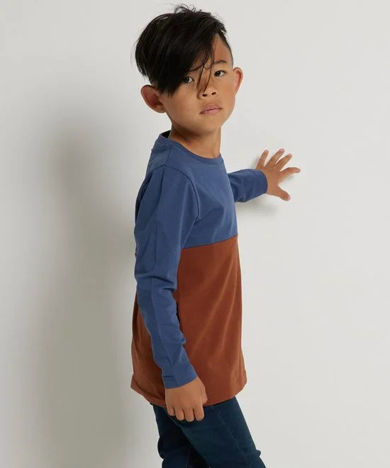 TerStal Jongens / Kinderen Europe Kids Top Doorsnee Dessin Bruin In Maat 110/116