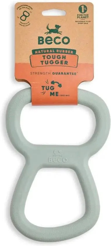 Tough Tugger - Trekspeelgoed voor honden - Natuurlijk rubber - Beco Pets - Groen of Roze - Groen
