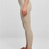 Urban Classics - Rib Knit Legging - M - Beige