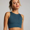 Hunkemöller Dames - Sport collectie - HKMX naadloze Sport bh Level 2 - Groen - maat S