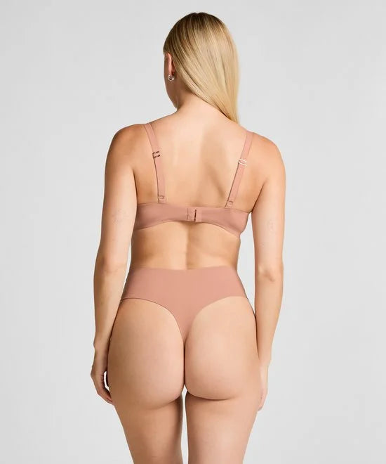 Hunkemöller Dames Lingerie Voorgevormde beugel bh Smooth - Bruin - maat C70