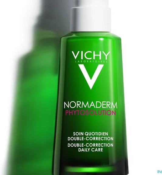 Vichy Normaderm Phytosolution Dubbel verbeterende dagcrème 50ml voor een vette, onzuivere huid met neiging tot acné
