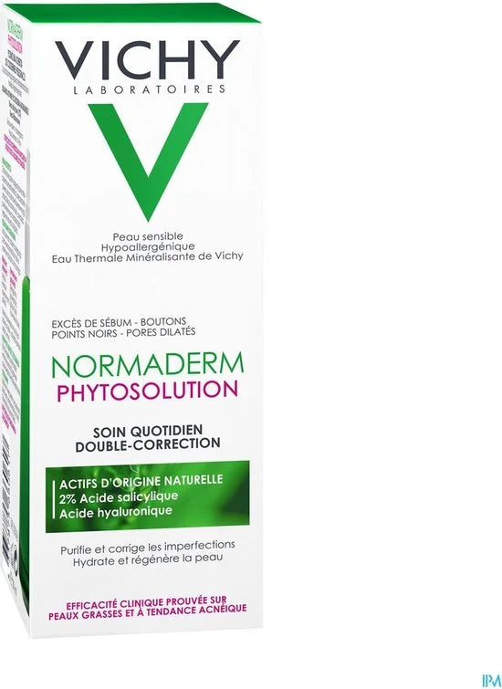 Vichy Normaderm Phytosolution Dubbel verbeterende dagcrème 50ml voor een vette, onzuivere huid met neiging tot acné