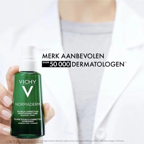 Vichy Normaderm Phytosolution Dubbel verbeterende dagcrème 50ml voor een vette, onzuivere huid met neiging tot acné