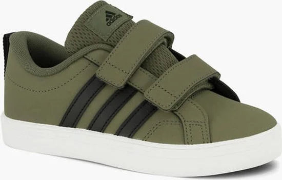 Adidas VS Pace 2.0 kinder sneakers groen zwart - Maat 29 - Uitneembare zool