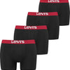 Levi's 4P boxers basic combi zwart - S