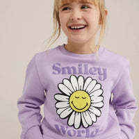 We Fashion | SmileyWorld sweater met opdruk | Meisjes | 110/116