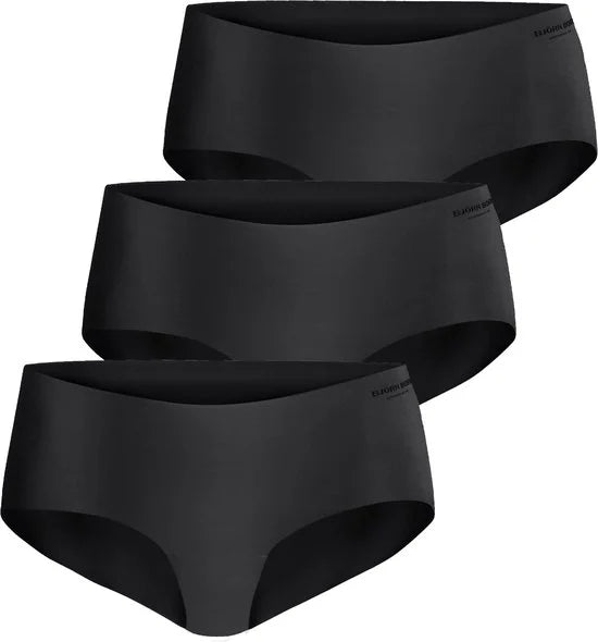 Bjorn borg 3-pack Invisible Hipster - Performance - Dames - Zwart - S