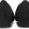 Hassia Dames Pumps / Damesschoenen - Suède - Geen hoogte 2 cm cm - 302627 - Zwart - Maat 41/41+