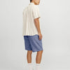 JACK & JONES Ace Summer Linen Blend Short regular fit - heren shorts - licht denim melange - Maat: XL