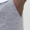 JACK & JONES Ace Summer Linen Blend Short regular fit - heren shorts - licht denim melange - Maat: XL