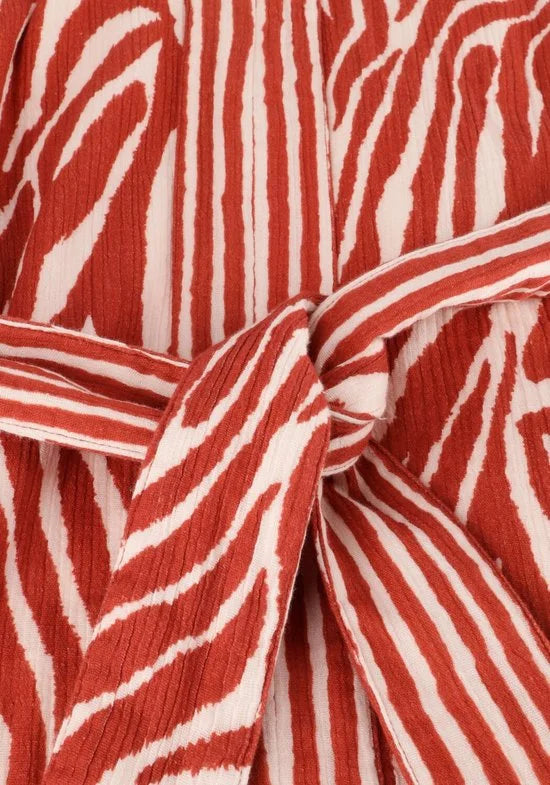 STELLA FOREST E24ro053 Jurken Dames - Kleedje - Rok - Jurk - Brique - Maat 36