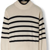 Minus Leonie Turtleneck Knit Pullover Truien & vesten Dames - Sweater - Hoodie - Vest- Ecru - Maat L