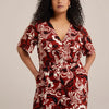 WE Fashion Dames jumspuit met dessin - Curve